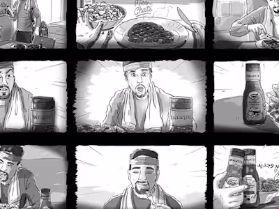 'Goody Salad Dressing' Storyboards