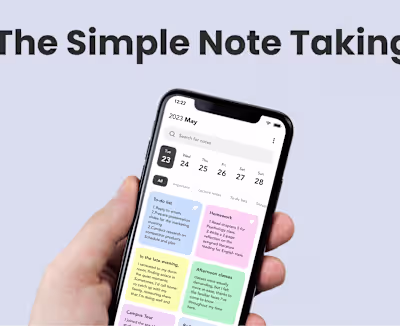 The Simple Note Taking App