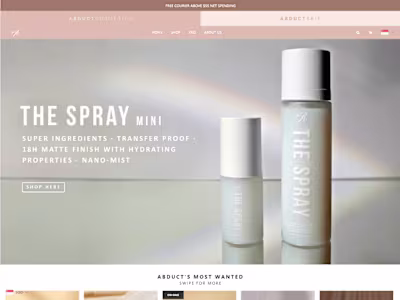 Cosmetics E-commerce store