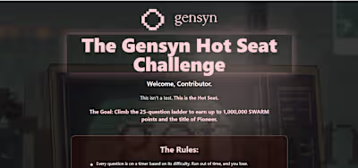 The Gensyn Hot Seat Challenge