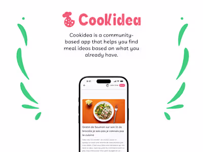Cookidea App UI Design Project