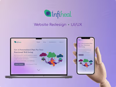 Infiheal - Website Redesign