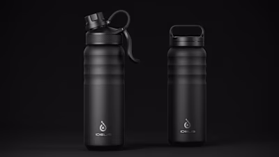 Product Visualization: Water Bottle
