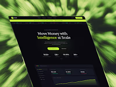 Vaultr — Fintech SaaS Website Design