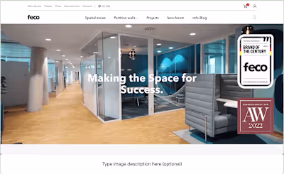Wonderfully interactive E-commerce Site