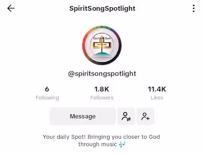 TikTok account 