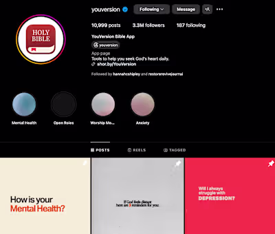 YouVersion Social Media