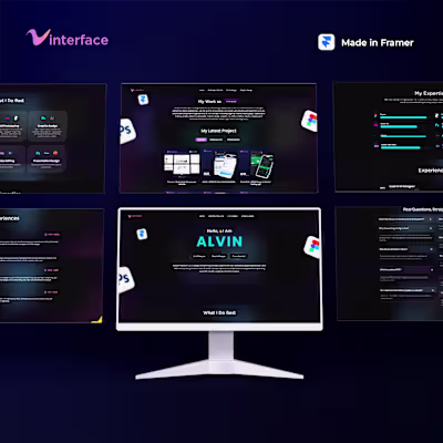 Modern Framer Portfolio Website