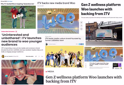 Launching and Growing ITV's new Gen Z Wellness Start Up 