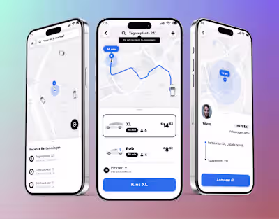Taxi Booking App UI Design