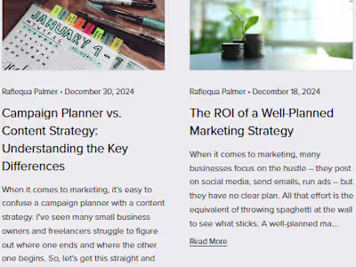 Created Blog articles for online store