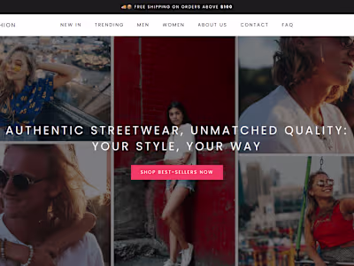 Shopify Home Page - CloudNine Fashion