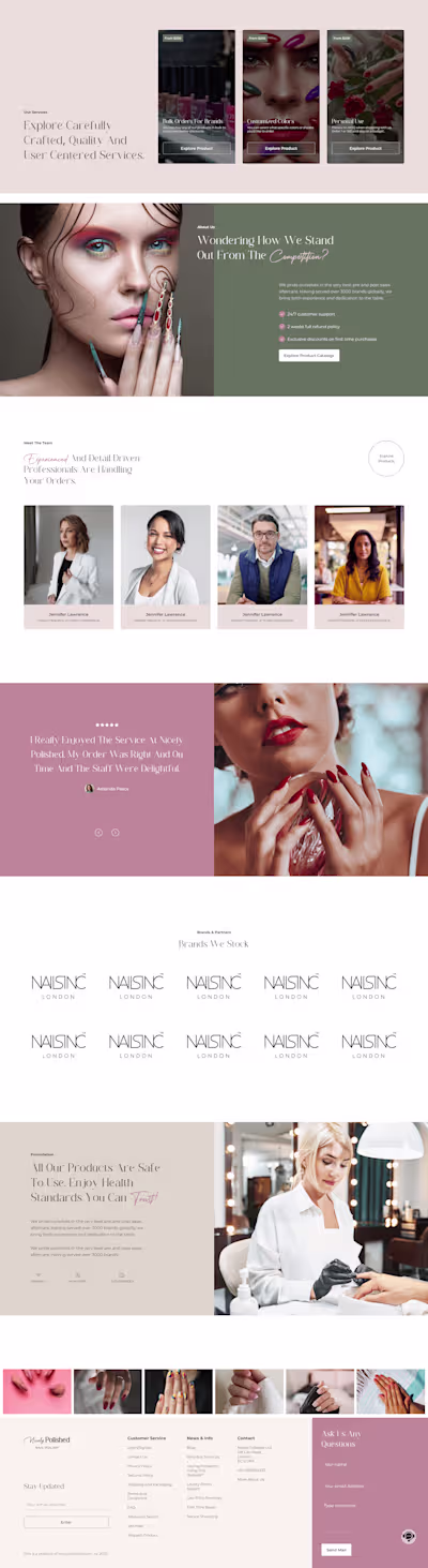 Nicely Polished Website Design