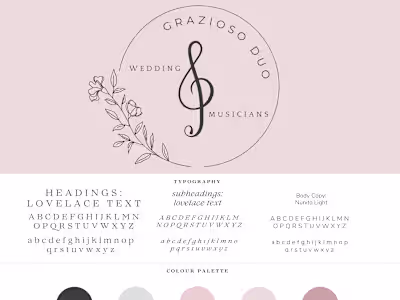 Grazioso Duo | Logo & Brand Board Design
