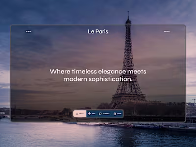 Paris Hotel Framer Template