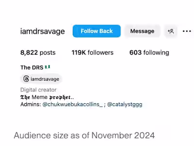 Instagram Growth: Scaling @iamdrsavage to 110K+ Followers