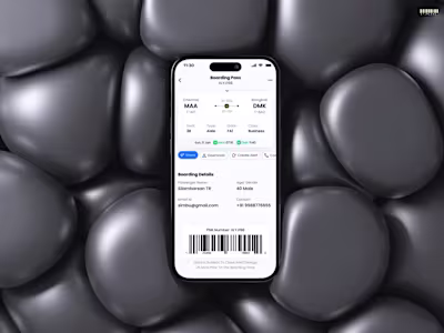 Boarding Pass - Mobile App