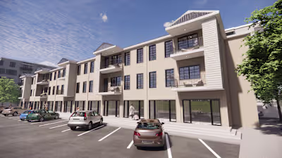 Residential/Commercial Building - 3D Modeling Project :: Behance