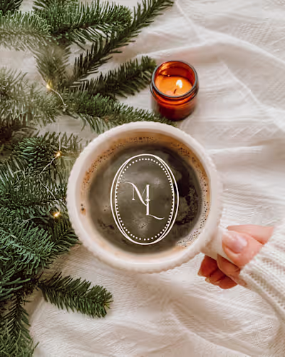 Branding by Design package for a small-town artist and paint...