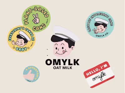 OMYLK | Brand Identity Design