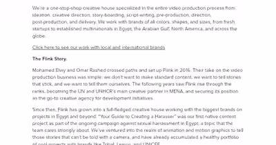 Creative Agency Website Copy 