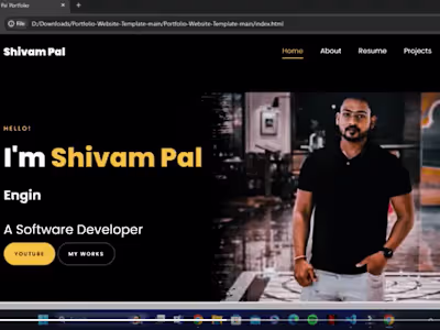 Personal Portfolio Website