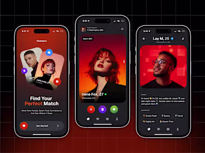 Connexa Premium Dating App Redesign