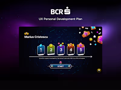 BCR - UX / UI Gamified Personal Development Plan