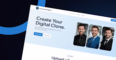 Landing Page Design & Development for Meuclone Digital