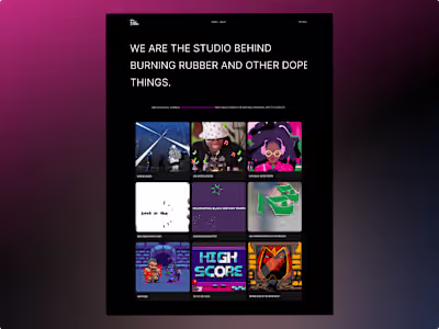 Designed and developed a full