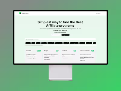 Find the Best Affiliate Programs - Affiliate  Directory Website