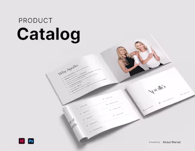 Product Catalog Design, Catalog Layout, Magazine Design
