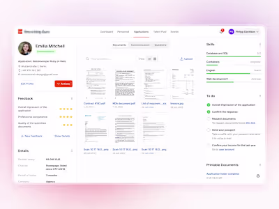 Web Application for the HR
