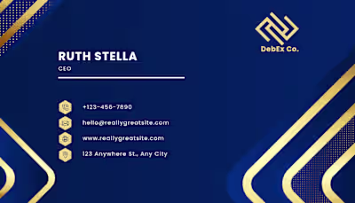 Executive Business Card Design for Corporate Brand Professio...