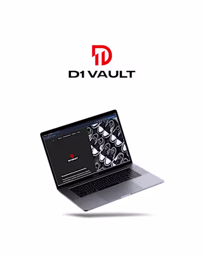 D1 Vault Landing Page