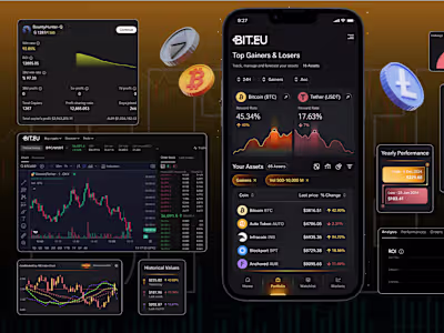 BIT.EU: CRYPTO TRADERS | React | React Native