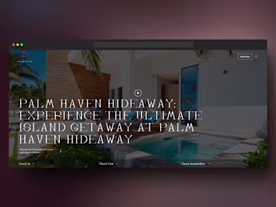 Hotel Landing Page
