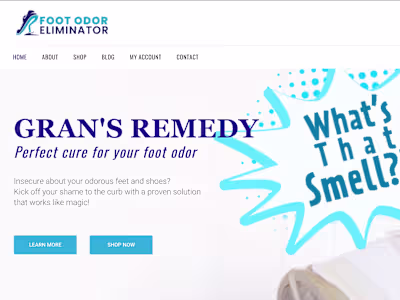 Foot Odor Eliminator - Perfect Foot Odor Solution