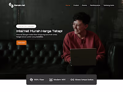 Landing Page Provider Internet