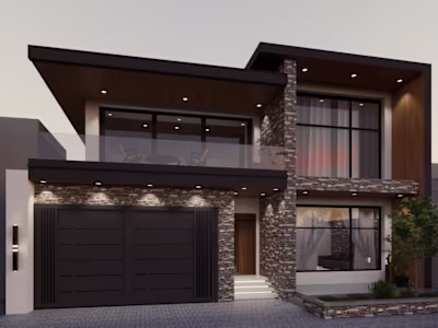 3D Exterior Facade Visualization 
