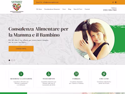 A Dietary/Nutrition organization website. 