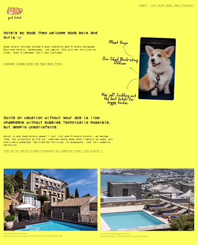 Many hotels love saying they’re dog-friendly. Most are just ...