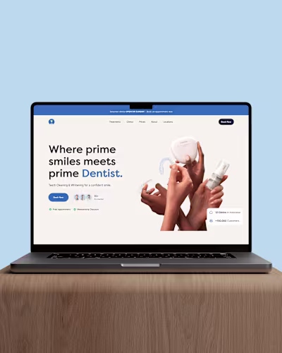 Dental Clinic Landing Page