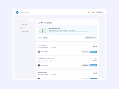 MedTech SaaS Platform UX/UI