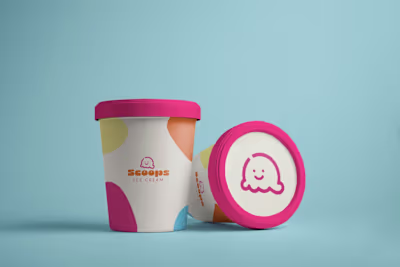 Scoops Ice Cream - Brand Identity