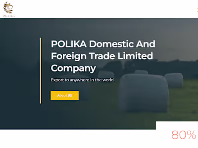 A single page WordPress business website