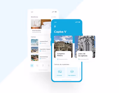 CAPBAV | App design