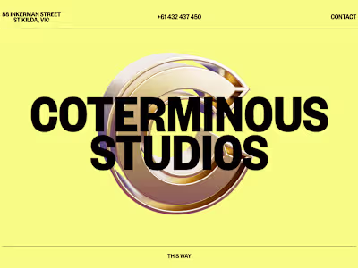 Coterminous Studios – Recording Studio Website