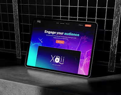 XRii: Website, Branding & Visuals