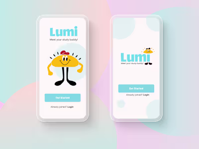 Lumi AI Visual Identity and Mascot Design